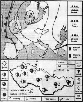 Synoptick mapa